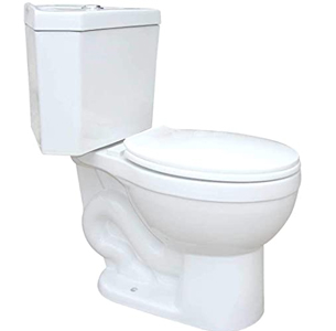 Troyt Compact Corner Bathroom Toilet 2-Piece Round